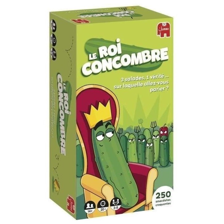 LE ROI CONCOMBRE - Jeu de société - DUJARDIN - Identifiez les anecdotes authentiques dans ce jeu de réflexion amusant !
