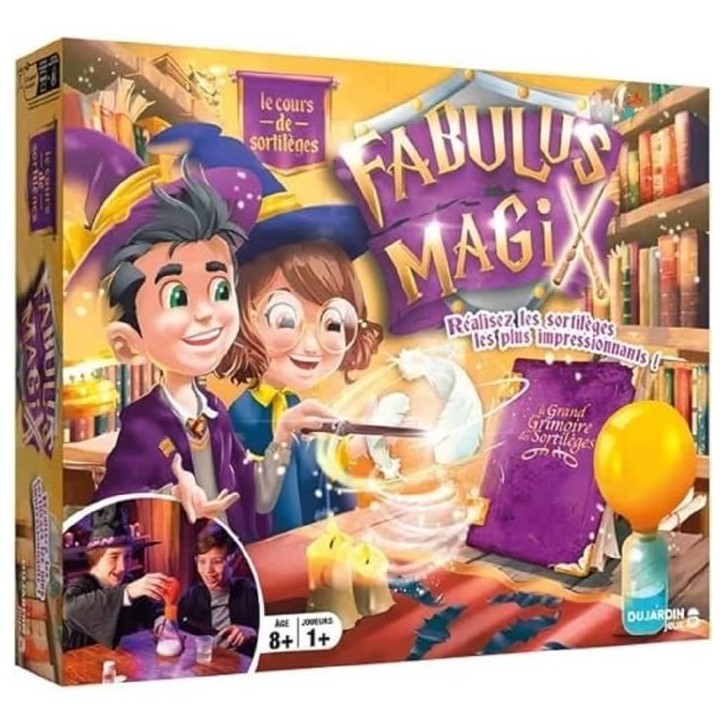 Fabulus Magix - Jeu de société - DUJARDIN - Manipulez la baguette magique pour des sortileges impressionnants !