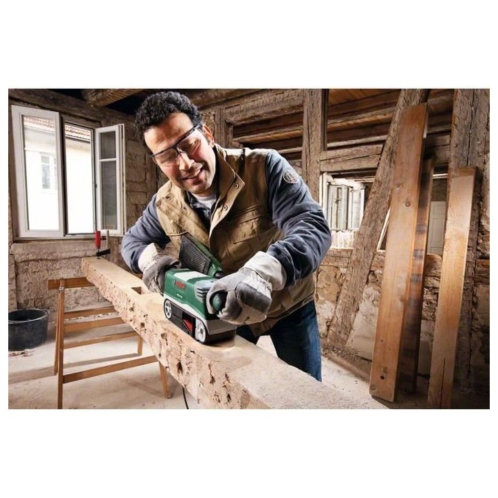 Ponceuse a bande Bosch - PBS 75 AE (Livré avec 1 bande abrasive G 80 et Coffret Standard)