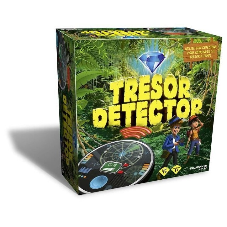 TRÉSOR DETECTOR - Jeu de société - DUJARDIN - Partez a la recherche du trésor avec votre détecteur électronique ! TRÉSOR DETECTOR - Jeu de société - DUJARDIN - Partez a la recherche du trésor avec votre détecteur électronique !