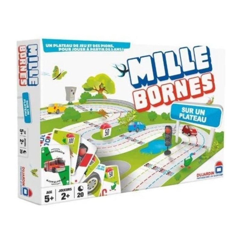 MILLE BORNES PLATEAU - GRAND CLASSIQUE - Jeu de plateau - DUJARDIN - U