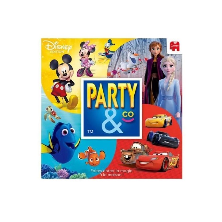 PARTY & CO Disney - Jeu de société - DUJARDIN - Défis autour de l'univers Disney pour toute la famille !