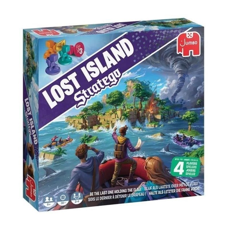 STRATEGO LOST ISLAND - Jeu de stratégie - DUJARDIN - Trouvez le drape