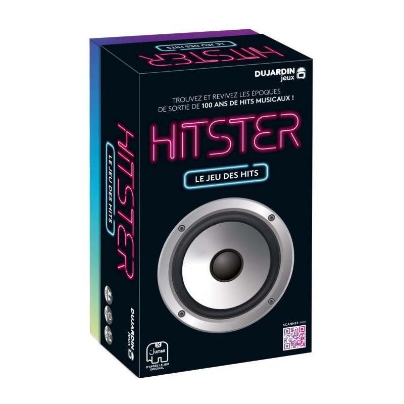 Hitster - Jeu de société - DUJARDIN - Plongez dans l'univers musical Hitster - Jeu de société - DUJARDIN - Plongez dans l'univers musical