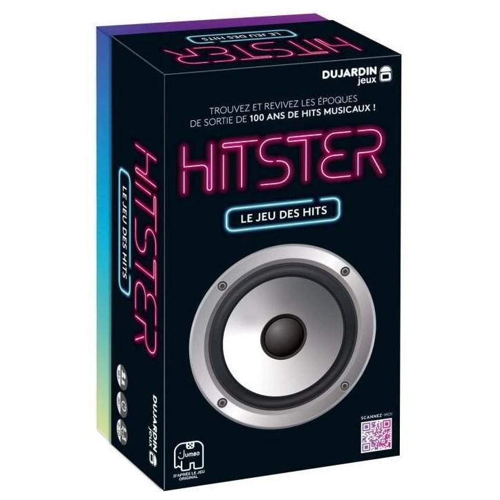 Hitster - Jeu de société - DUJARDIN - Plongez dans l'univers musical avec HITSTER et revivez 100 ans de hits !