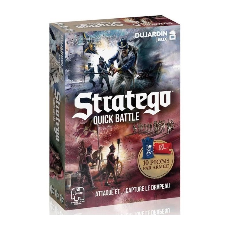 Stratego Quick Battle - Jeu de société - DUJARDIN - Préparez-vous a Stratego Quick Battle - Jeu de société - DUJARDIN - Préparez-vous a