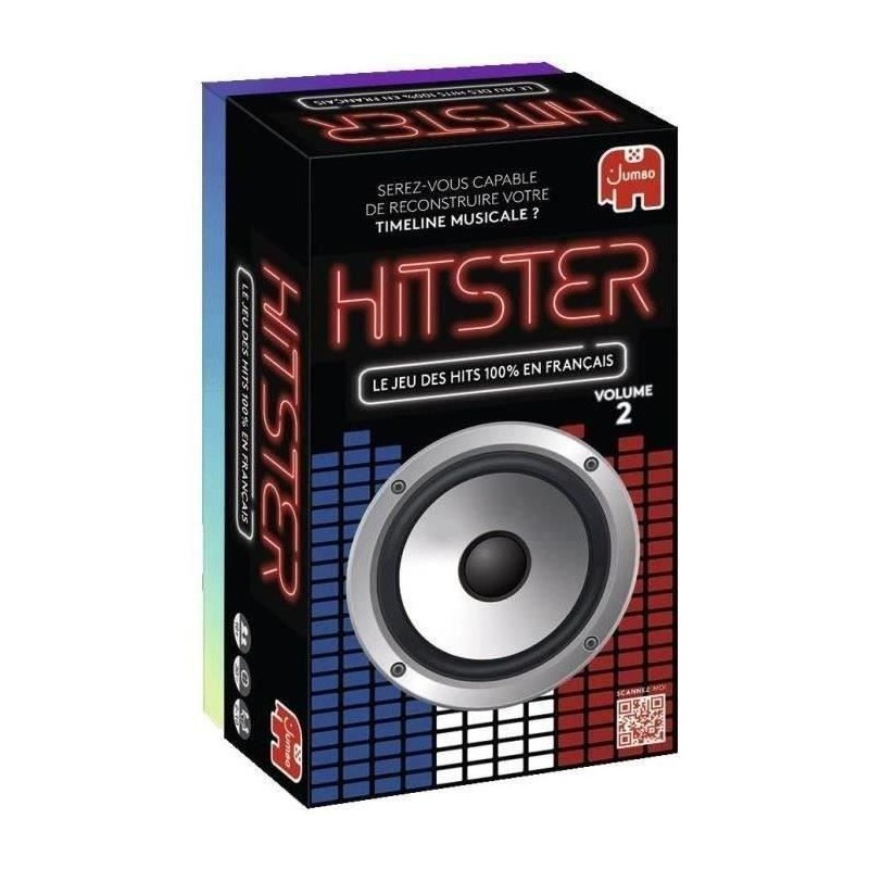 HITSTER 100% CHANSON FRANCAISE - Jeu de société - DUJARDIN - Plongez HITSTER 100% CHANSON FRANCAISE - Jeu de société - DUJARDIN - Plongez