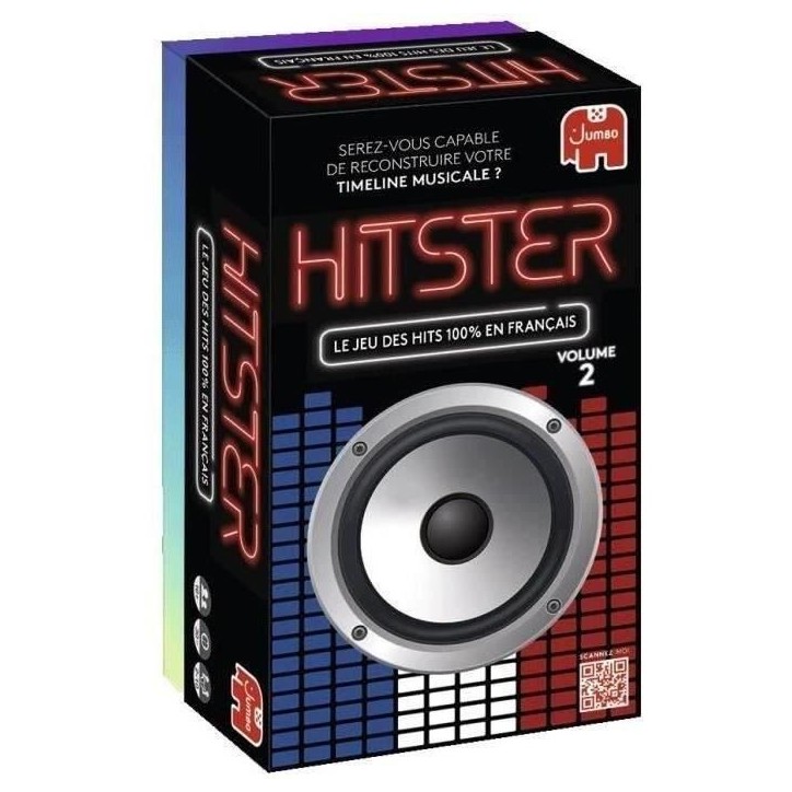 HITSTER 100% CHANSON FRANCAISE - Jeu de société - DUJARDIN - Plongez dans l'univers musical français avec HITSTER !
