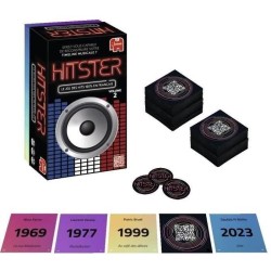 HITSTER 100% CHANSON FRANCAISE - Jeu de société - DUJARDIN - Plongez