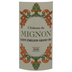 Château Du Mignon 2020 Saint-Emilion Grand Cru - Vin rouge de Bordeau