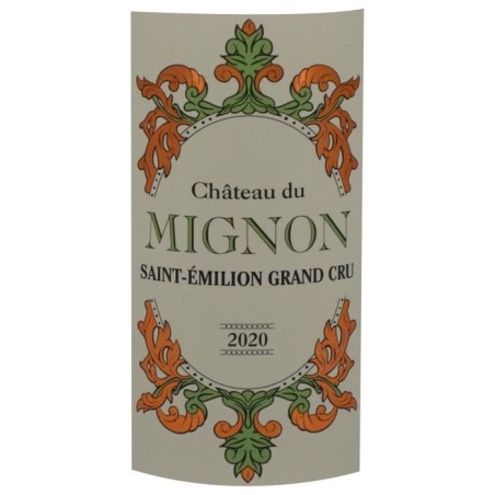 Château Du Mignon 2020 Saint-Emilion Grand Cru - Vin rouge de Bordeaux