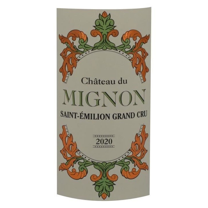 Château Du Mignon 2020 Saint-Emilion Grand Cru - Vin rouge de Bordeaux