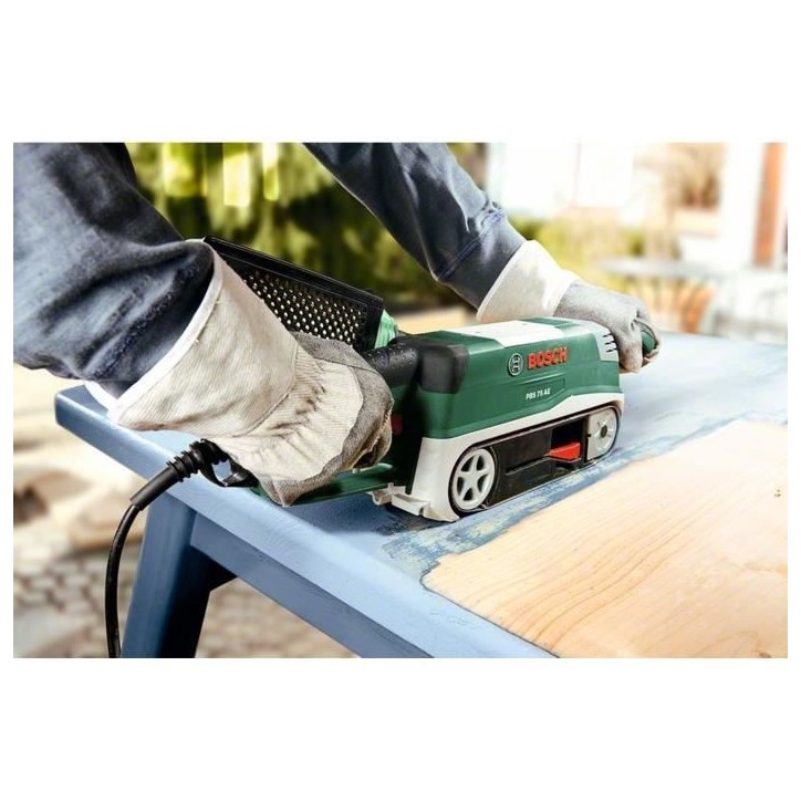 Ponceuse a bande Bosch - PBS 75 AE (Livré avec 1 bande abrasive G 80 et Coffret Standard)