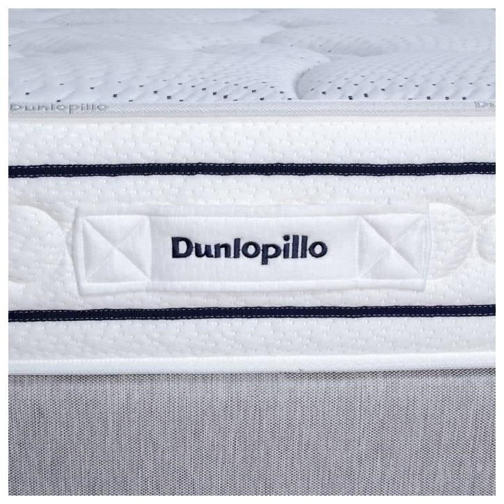Matelas 90x200 marque DUNLOPILLO - Hauteur 21 cm Latex - Aération naturelle - 7 zones- Soutien Équilibré - Fabriqué en Franc Matelas 90x200 marque DUNLOPILLO - Hauteur 21 cm Latex - Aération naturelle - 7 zones- Soutien Équilibré - Fabriqué en Franc