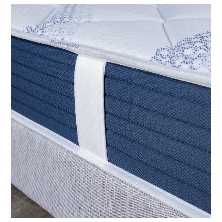 Ensemble matelas sommier 90x190 marque DUNLOPILLO - Hauteur 18 cm - Mousse Aérial - Soutien Ferme - Fabriqué en France Ensemble matelas sommier 90x190 marque DUNLOPILLO - Hauteur 18 cm - Mousse Aérial - Soutien Ferme - Fabriqué en France