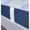 Ensemble matelas sommier 90x190 marque DUNLOPILLO - Hauteur 18 cm - Mo