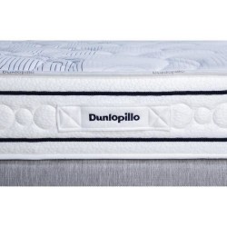 Ensemble matelas sommier 90x190 marque DUNLOPILLO - Hauteur 20 cm - Re