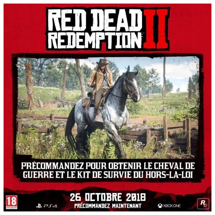 Red Dead Redemption 2 Jeu Xbox One Red Dead Redemption 2 Jeu Xbox One