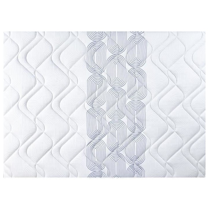 Ensemble matelas sommier 90x200 marque DUNLOPILLO - Hauteur 20 cm - Ressorts ensachés -5 zones - Equilibré - Fabriqué en Fran