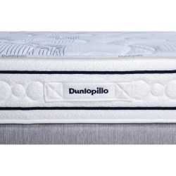 Ensemble matelas sommier 140x190 marque DUNLOPILLO - Hauteur 20 cm - R