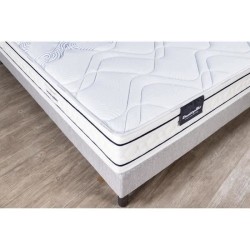 Ensemble matelas sommier 160x200 marque DUNLOPILLO - Hauteur 20 cm - R