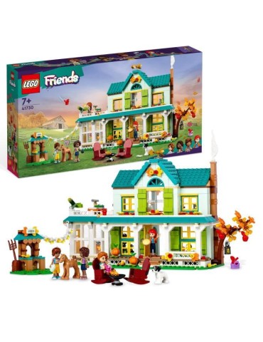 LEGO Friends 41730 La Maison d'Autumn, Jouet Animaux, Maison de Poupée avec Accessoires