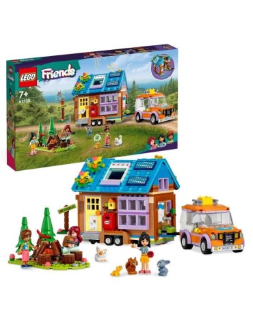 LEGO Friends 41735 La Mini Maison Mobile, Jeu Camping avec Voiture Jouet, et Mini-Poupées