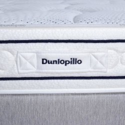 Ensemble matelas sommier 90x200 marque DUNLOPILLO Hauteur 21 cm - Late