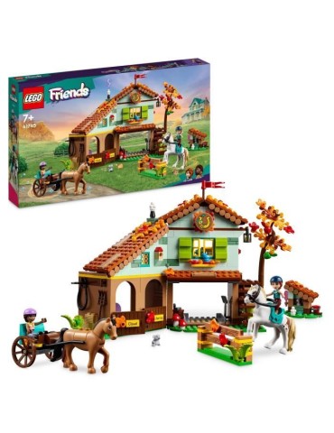 LEGO Friends 41745 L'Écurie d'Autumn, Jouet avec Chevaux, Carrosse, Cadeau Équitation
