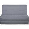 Banquette convertible BZ DUNLOPILLO- 2 places - Tissu gris - L 140 x H