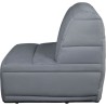 Banquette convertible BZ DUNLOPILLO- 2 places - Tissu gris - L 140 x H