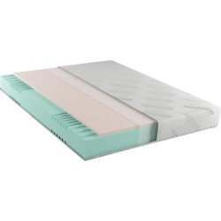 MODAMS Duo Memory 140 x 190 - Mousses PU et mémoire de forme 24 et 32