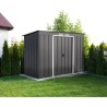 Abri de jardin - Métal - DURAMAX - 3,25 m² - 0,33 mm - Anthracite -