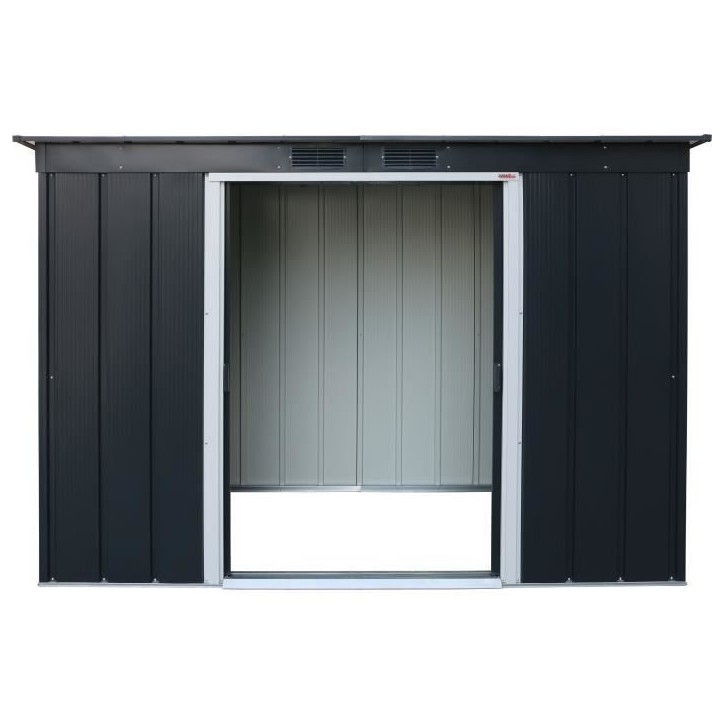 Abri de jardin - Métal - DURAMAX - 3,25 m² - 0,33 mm - Anthracite - DUECOPENT84PR Abri de jardin - Métal - DURAMAX - 3,25 m² - 0,33 mm - Anthracite - DUECOPENT84PR