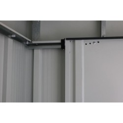 Abri de jardin - Métal - DURAMAX - 3,25 m² - 0,33 mm - Anthracite -