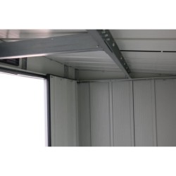 Abri de jardin - Métal - DURAMAX - 3,25 m² - 0,33 mm - Anthracite -