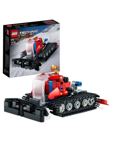 LEGO Technic 42148 La Dameuse, 2-en-1, Jouet de Construction, avec Motoneige, Maquette Véhicule