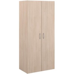 Armoire - EASY LIFE - Décor Chene clair - 2 portes battantes - L80,2