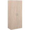 Armoire - EASY LIFE - Décor Chene clair - 2 portes battantes - L80,2