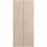 Armoire - EASY LIFE - Décor Chene clair - 2 portes battantes - L80,2
