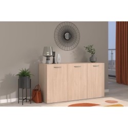 Buffet - EASY LIFE - 126 x 69,3 x 41,5 cm - Chene - 3 portes - PARISOT
