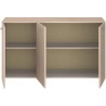 Buffet - EASY LIFE - 126 x 69,3 x 41,5 cm - Chene - 3 portes - PARISOT