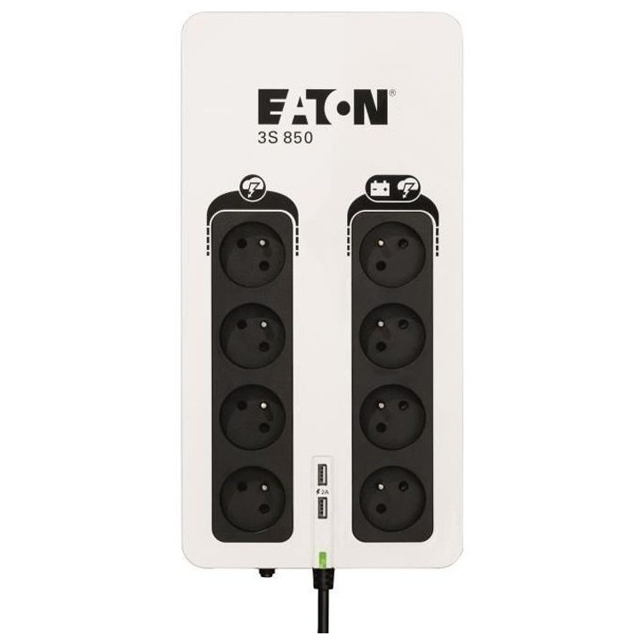 Onduleur Eaton ONDULEUR 8 PRISE 3S 850 Onduleur Eaton ONDULEUR 8 PRISE 3S 850