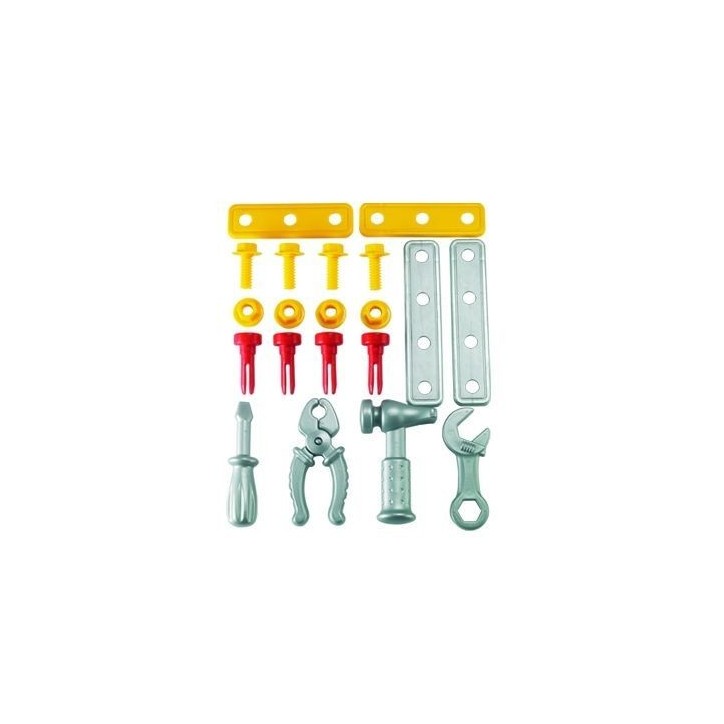 ECOIFFIER MECANICS Diable - Boite a outils - 20 pieces ECOIFFIER MECANICS Diable - Boite a outils - 20 pieces