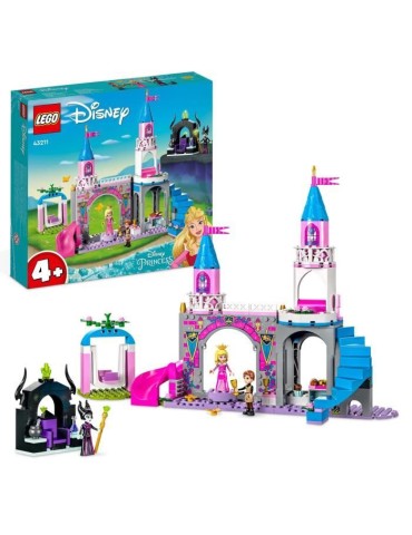 LEGO Disney Princesse 43211 Le Château d'Aurore, Jouet avec Figurine Belle au Bois Dormant