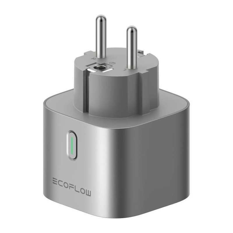 Prise intelligente Wi-Fi - EcoFlow - Smart Plug - Suivi consommation - Prise intelligente Wi-Fi - EcoFlow - Smart Plug - Suivi consommation -