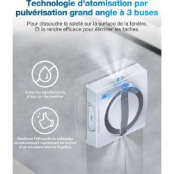 ECOVACS WINBOT W2 OMNI Robot Nettoyeur de vitres avec Station Multifon