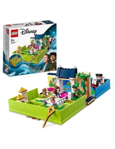 LEGO Disney 43220 Les Aventures de Peter Pan et Wendy dans un Livre de Contes