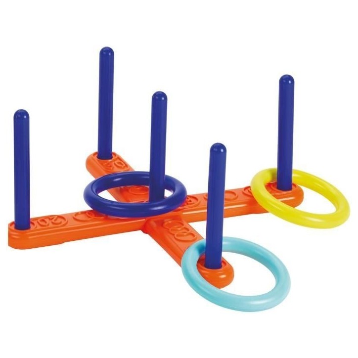 Jeu d'adresse - ECOIFFIER - Pack 3 Sports - Chamboule tout, Jeu de croix, Lance-balles Jeu d'adresse - ECOIFFIER - Pack 3 Sports - Chamboule tout, Jeu de croix, Lance-balles