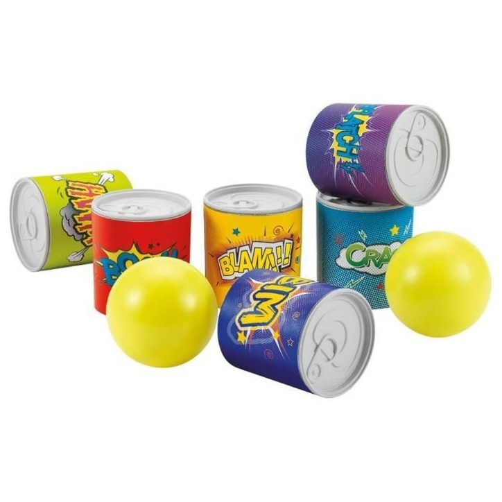 Jeu d'adresse - ECOIFFIER - Pack 3 Sports - Chamboule tout, Jeu de croix, Lance-balles Jeu d'adresse - ECOIFFIER - Pack 3 Sports - Chamboule tout, Jeu de croix, Lance-balles